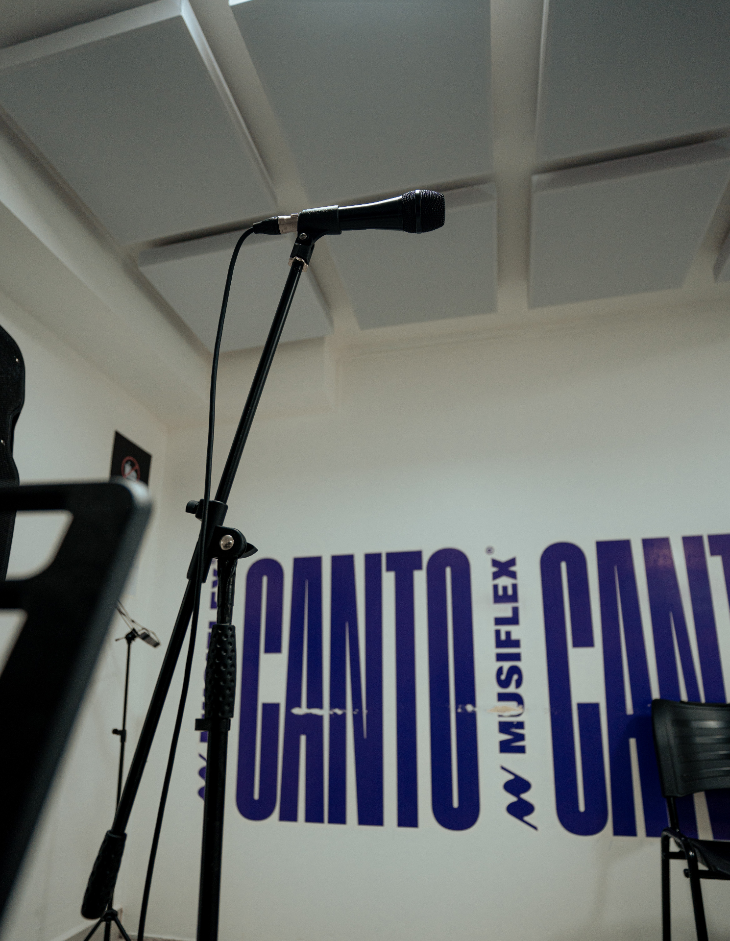 Aula de canto na Musiflex