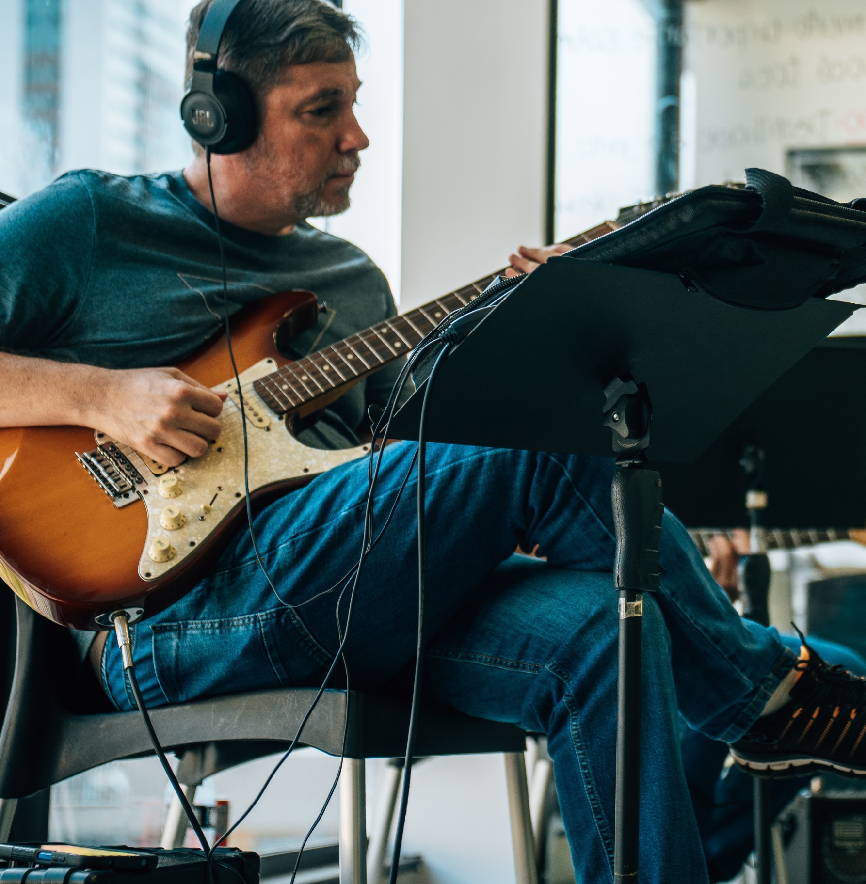 Aula de guitarra na Musiflex